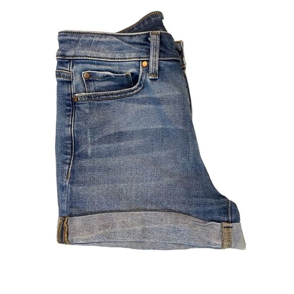 Level 99 Women's Blue Cuffed-Hem Jean Shorts Size 27 - Picture 3 of 9